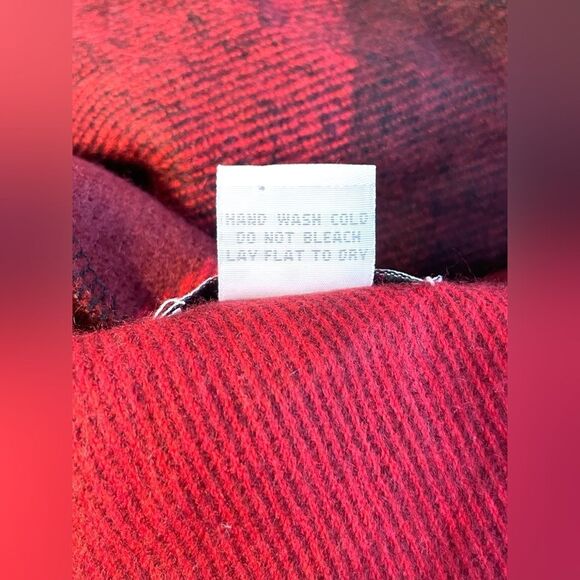 Big Buddha Infinity Scarf Buffalo Checks Lace Trim - Picture 5 of 5